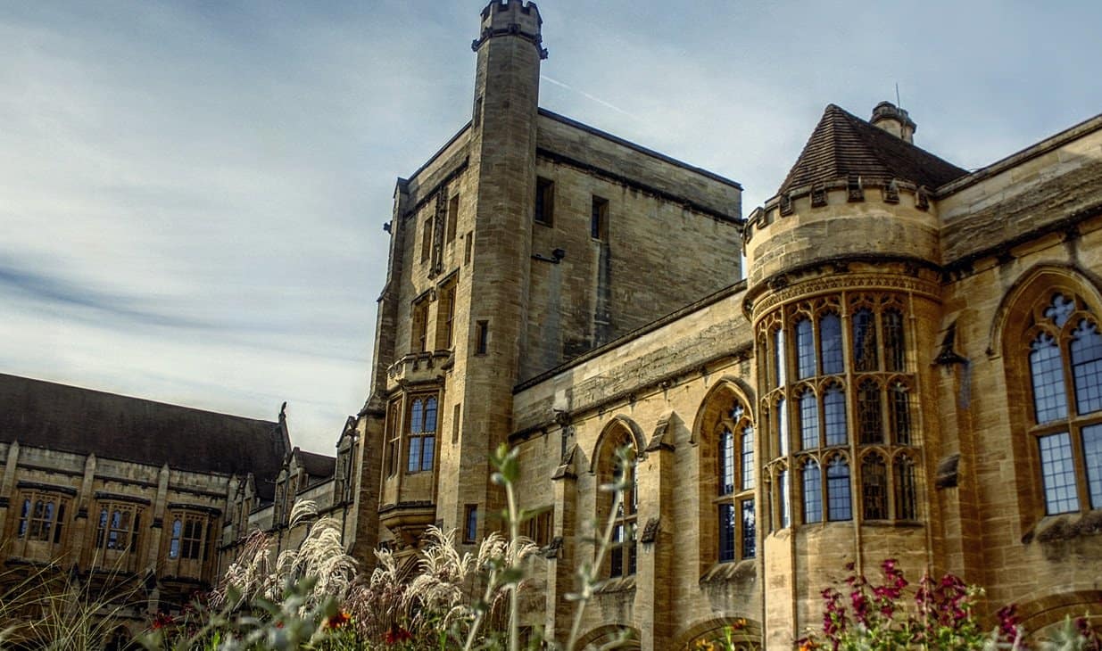 Picture of Mansfield College Oxford, of which Sir Chris Deverell is now an Honorary Fellow
